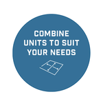 Combine units to suit your needs