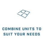 Combine units to suit your needs