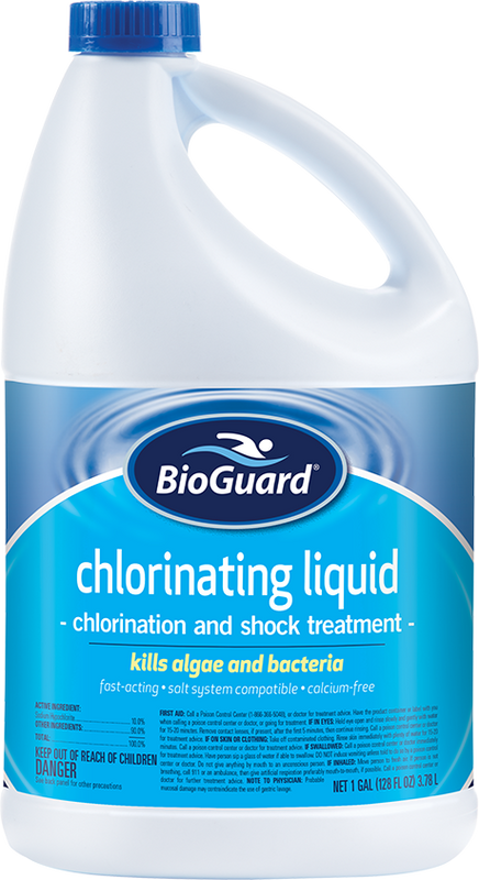 Sanitizers to clean water - BioGuard