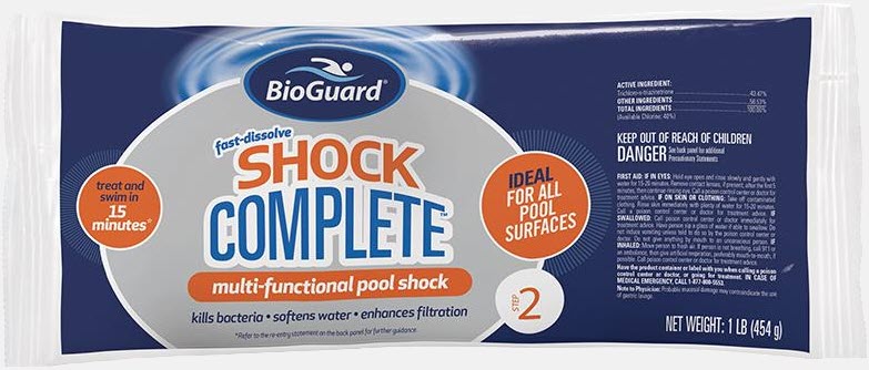 Shock to remove contaminants - BioGuard