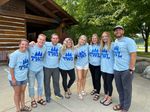 Leaders from Timber Wolf Lake summer camp trip