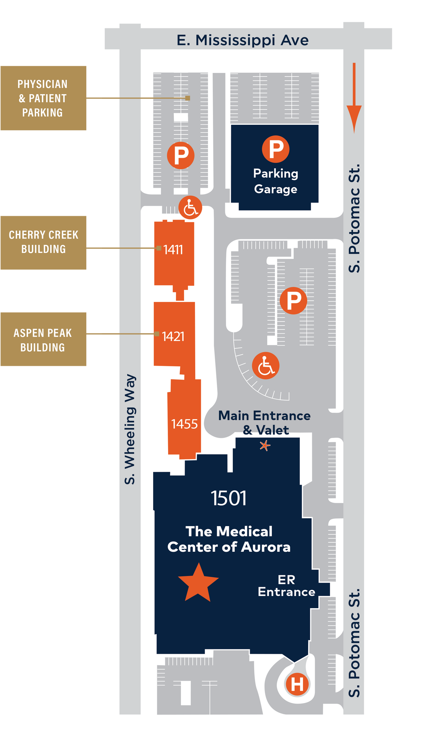 Site Plan Medical Center Of Aurora site-plan-medical-center-of-aurora
