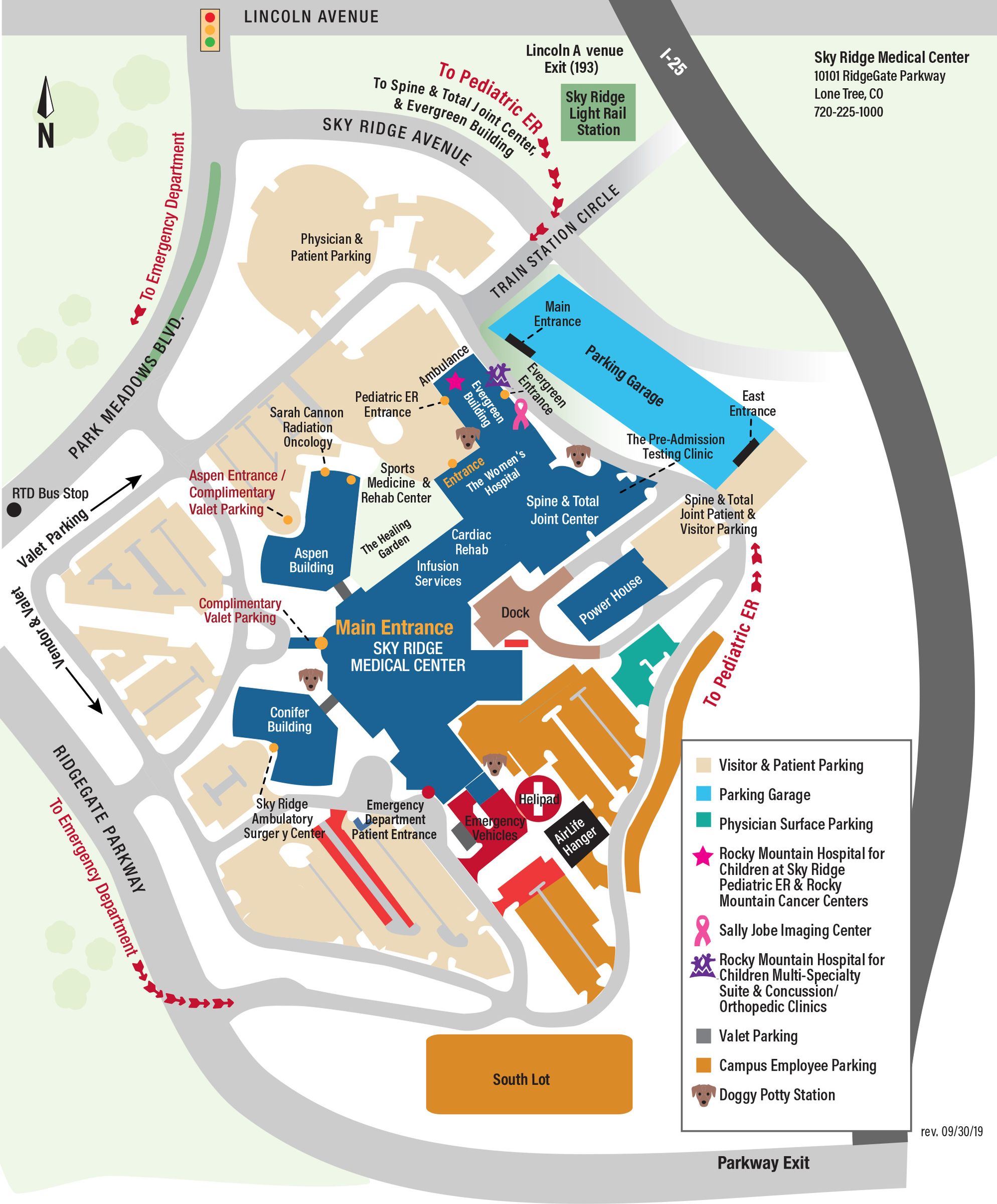 SITE PLAN - HCA HealthONE Sky Ridge